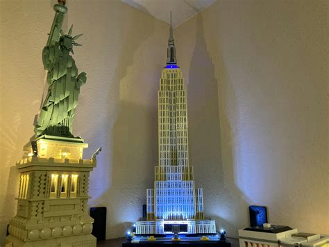 BriksMax Light Kit For Lego Architecture Empire State Building 21046 – Lightailing