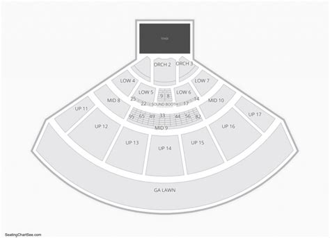 Mid Florida Amphitheater Parking Map - Printable Maps