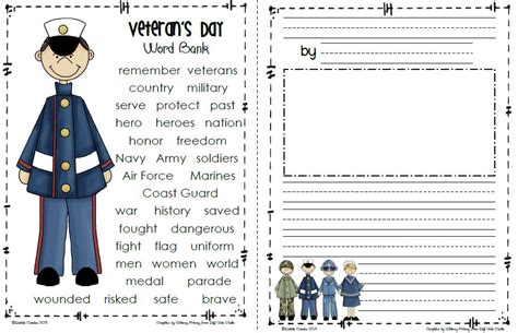 Sailing Through 1st Grade: Veteran's Day Freebie