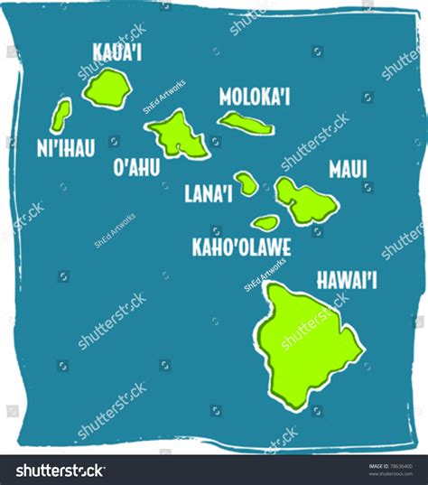 1,229 Hawaii Island Map Ocean Images, Stock Photos & Vectors | Shutterstock