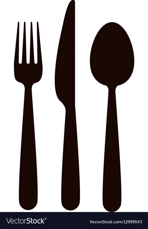 Restaurant cutlery utensils Royalty Free Vector Image