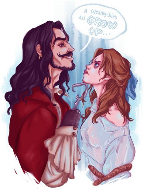 Captain Hook & Grown up Wendy Darling~Peter Pan