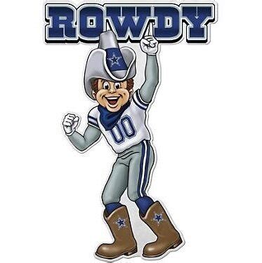 Dallas Cowboys Rowdy Mascot Pennant