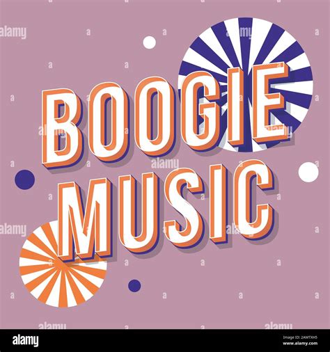 Boogie music vintage 3d vector lettering. Retro bold font, typeface ...