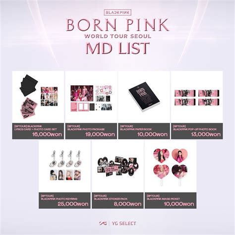 Here's All Of The Merch Available For BLACKPINK's "BORN PINK" World ...