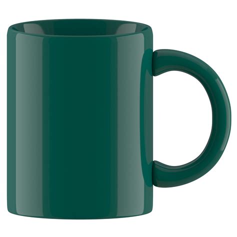 Coffee Mug dark green 3D model | CGTrader