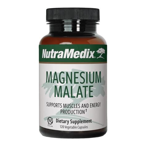 Magnesium Malate Supplements - Energy Support | NutraMedix