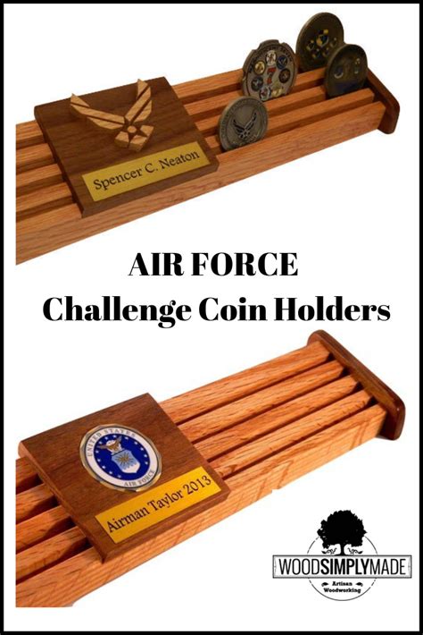 Air Force Challenge Coin Display Wood Military Coin Holder. | Etsy | Air force challenge coins ...