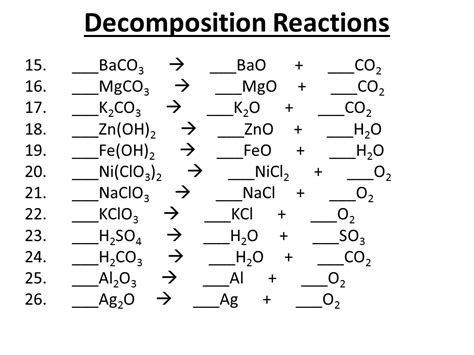 Balancing Chemical Equations - Presentation Chemistry