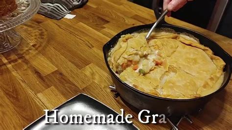 Collard Valley Cooks - Chicken Pot Pie in an Iron Skillet in 2022 ...