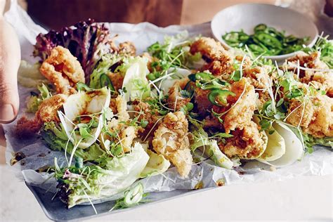 Crispy squid salad - Recipes - delicious.com.au