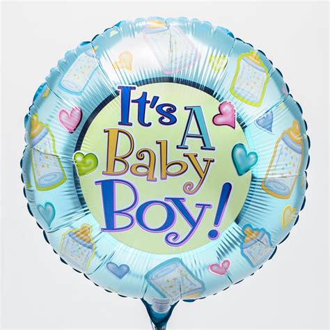 Baby Boy Mylar Balloon | Helping Hand Gift Shop