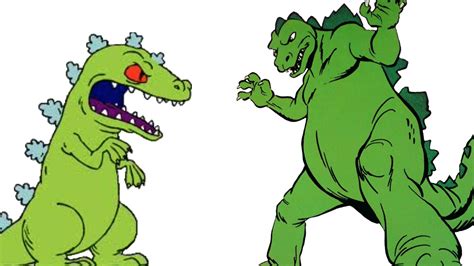 Reptar vs Godzilla by SteveIrwinFan96 on DeviantArt