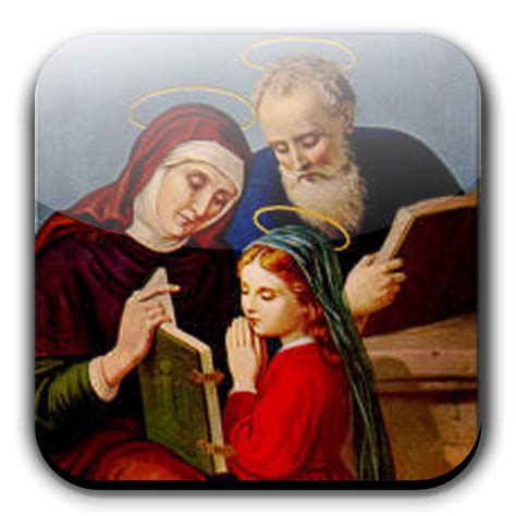 Sts. Joachim and Anne, Grandparents of Jesus | uCatholic | St anne, Mãe ...