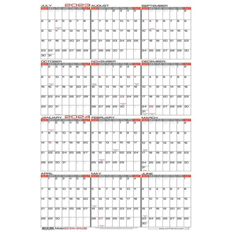 2023-2024 Wall Calendar - Printable Word Searches
