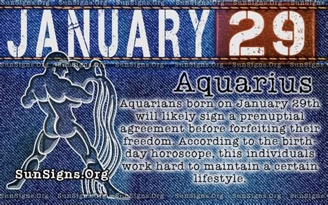 January 29 Zodiac Horoscope Birthday Personality - SunSigns.Org