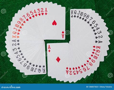 Deck of Playing Cards, Thirteen Ranks in Each of the Four Suits, Clubs, Diamonds, Hearts and ...