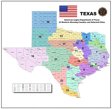 Texas District Map | Printable Maps