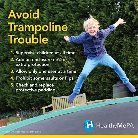 Avoid Trampoline Trouble with Safety Steps | Healthy Me PA