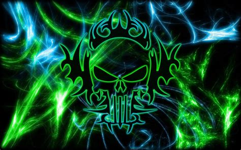 Green Fire Skull Wallpapers - Top Free Green Fire Skull Backgrounds ...