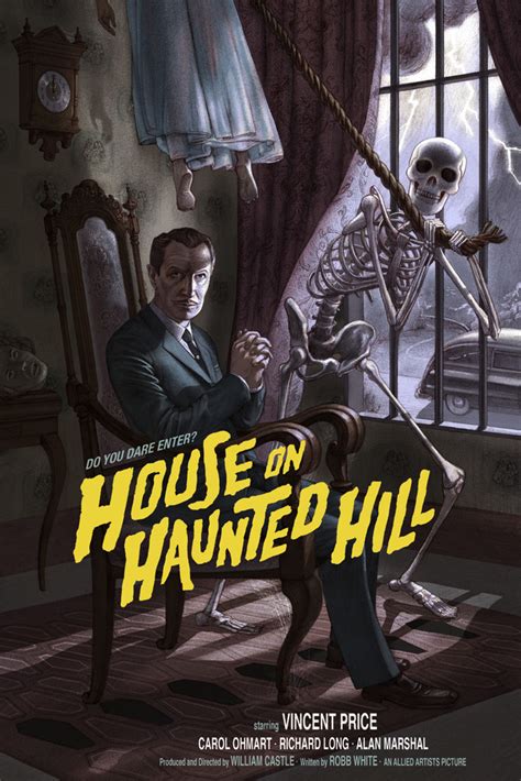 Mondo Poster Art for Vincent Price’s HOUSE ON HAUNTED HILL — GeekTyrant