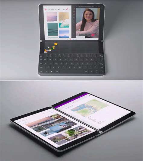 First Look at Microsoft Surface Neo, a Dual-Screen Laptop Tablet Hybrid ...