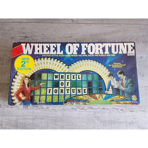 Vintage Wheel of Fortune Board Game Pressman 1985 Merv Griffin ...