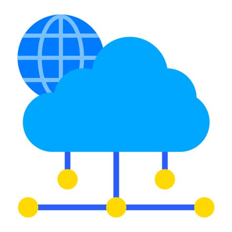 Cloud network Generic color fill icon