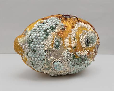 Moldy Fruit Sculptures Formed From Precious Gemstones Challenge Perceptions of Decoration and ...