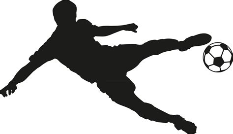 Football player Wall Sticker Room - Penalty silhouette png download ...