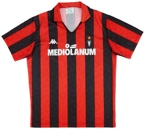 1988-89 AC Milan Home Shirt - 9/10 - (XL)