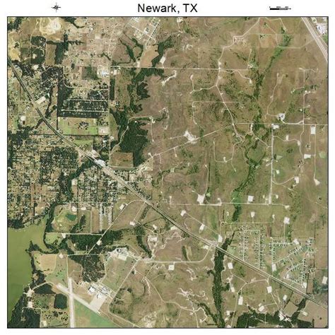 Aerial Photography Map of Newark, TX Texas