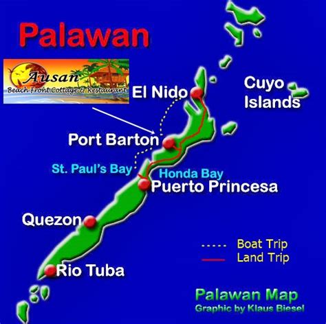 Amanpulo Palawan Philippines Map