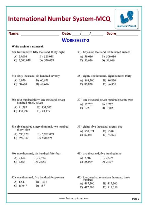 Real Number System Practice Worksheet - worksSheet list