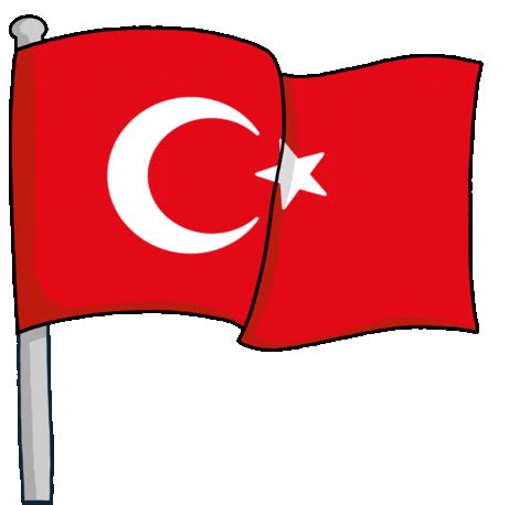 Turkey Flag Sticker - Turkey Flag - Discover & Share GIFs