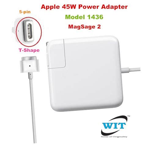 45W 14.85V-3.05 Magsafe 2 Original APPLE MacBook Air Power Adapter ...