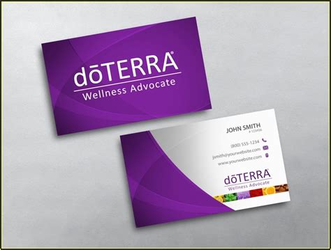 Doterra Business Cards Shaped Like A Bottle - Postcard : Resume Template Collections #ZKzEpD2PVM