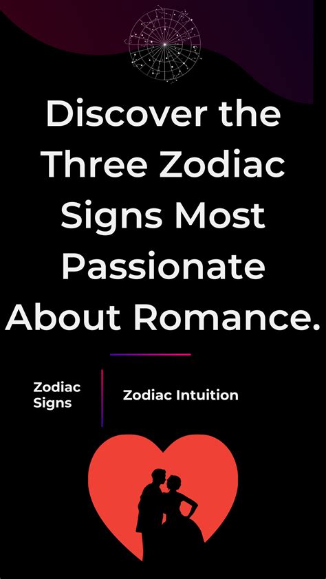 Discover the Three Zodiac Signs Most Passionate About Romance. - Zodiac ...