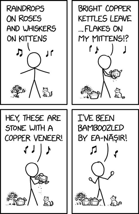 xkcd ea-nasir comic | Complaint Tablet to Ea-nasir | Know Your Meme