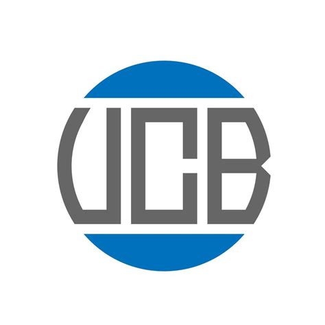 UCB letter logo design on white background. UCB creative initials circle logo concept. UCB ...