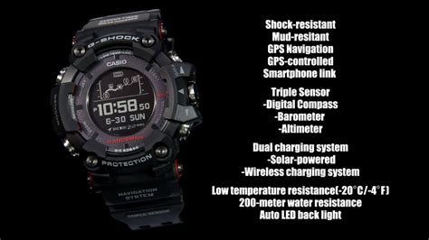 Videos: G-Shock Rangeman GPR-B1000 Solar GPS Watch