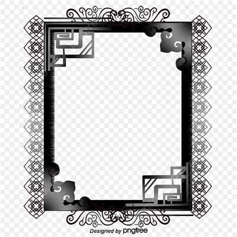 Elegant Red Border PNG Picture, Elegant Red Frame Border, Rectangle Clipart, Rectangle, Lace PNG ...