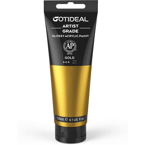 Strike Gold with the Best Gold Acrylic Paint!