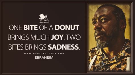 One bite of a donut brings much joy. Two bites brings sadness ...