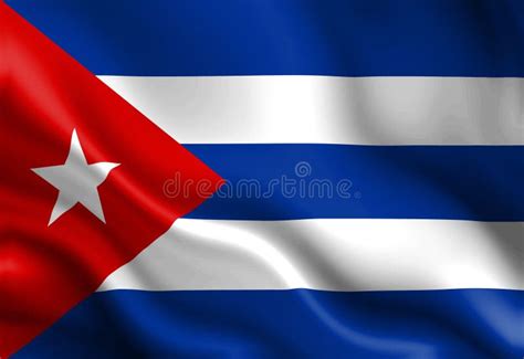 Cuban Flag stock illustration. Illustration of banner - 7043867