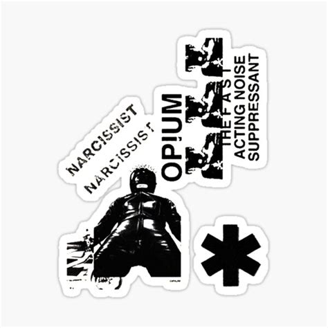 "Opium" Sticker for Sale by salimakmel | Redbubble