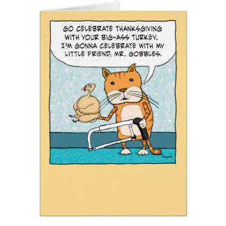 Funny Cats Thanksgiving Gifts on Zazzle