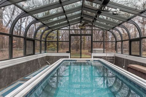 Endless lap pool in greenhouse | Swimming pool enclosures, Pool, Pool enclosures