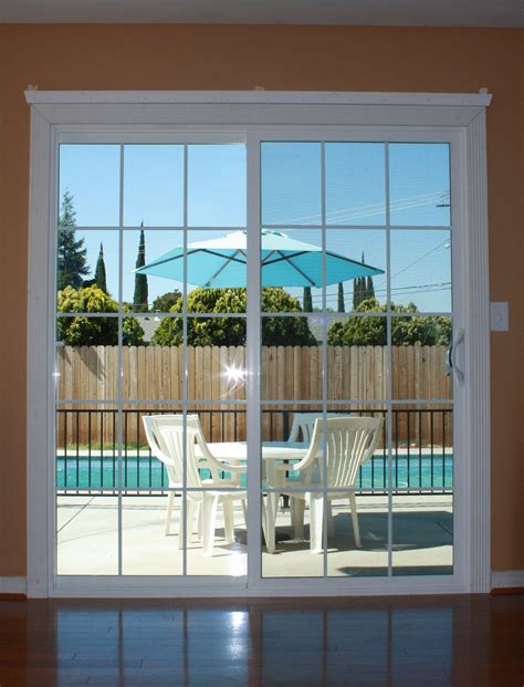 Our Patio Doors - DIY'd - JELD-WEN 72 in. x 80 in. White Left-Hand Sliding Patio Door with Grid ...