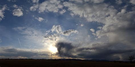 Late Afternoon Backlit Stratus Clouds, 2013-03-28 - Stratus | Colorado Cloud Pictures